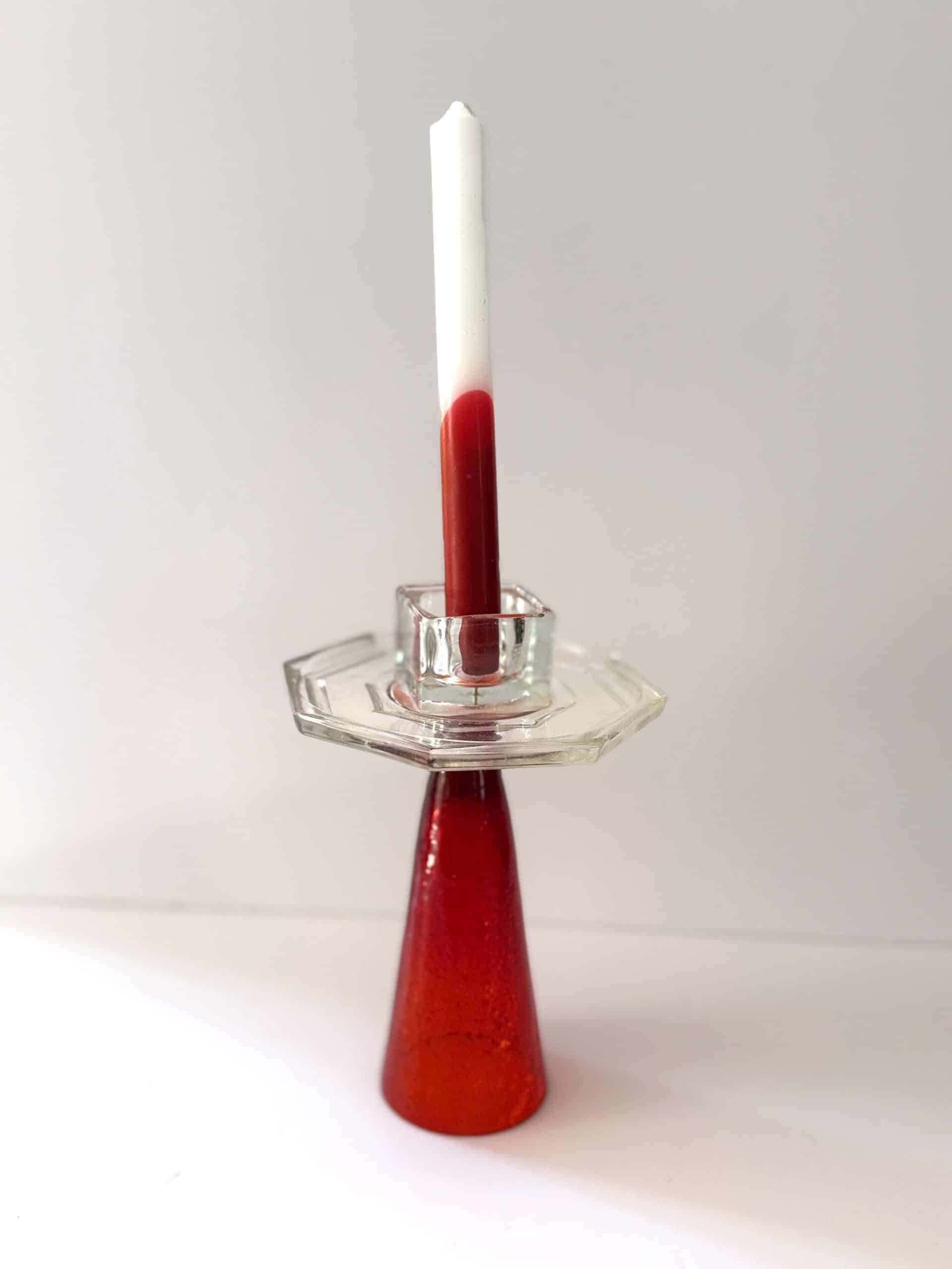 Bougeoir CoCo 4 bougeoir en verre de réemploi